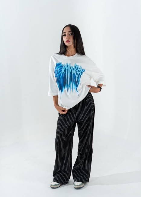 Drip Graffiti Oversized Tee